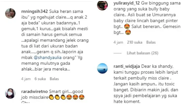 Hujatan Terkait sang Anak Makin Berlebihan, Shandy Aulia Ancam Penjarakan Haters. Didukung Warganet 4