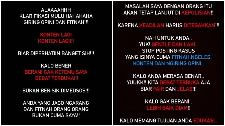 Perseteruan Mereka Berlanjut, Kartika Putri Ajak Debat Terbuka. Dokter Richard Lee: Apa Faedahnya? 3