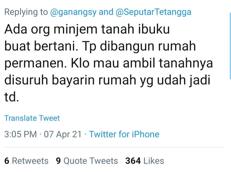 11 Curhatan Masalah Tanah Warganet Vs Tetangganya ini Bikin Ngelus Dada. Ada-ada Aja~ 12