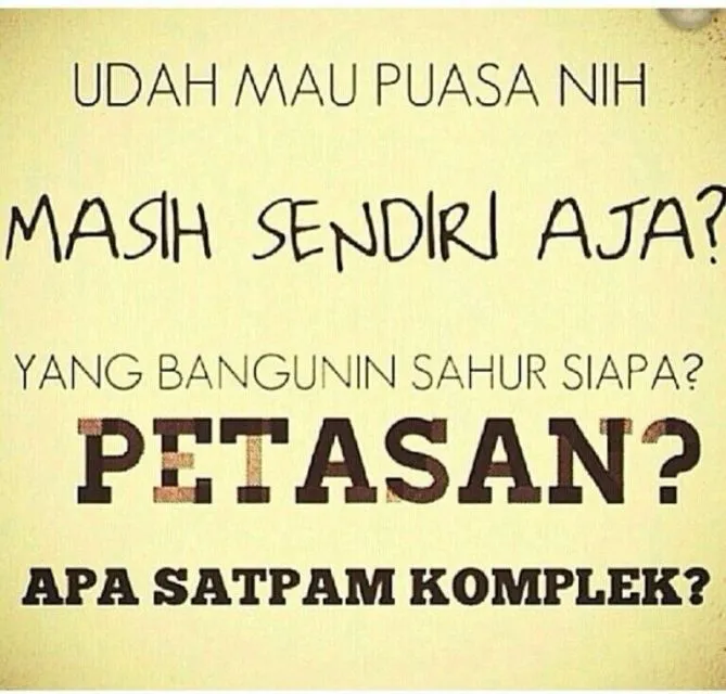 11 Jokes Bulan Puasa yang Sebaiknya Nggak Usah Dipakai Lagi. Pada Nggak Bosen Apa? 14
