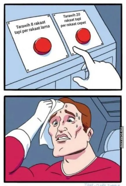 Deretan Meme Absurd Saat Momen Tarawih Berlangsung. Tiap Tahun Selalu Begini Kocaknya :D 16