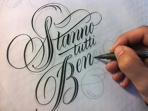 Nostalgia Nulis Tegak Bersambung Saat SD, Momen Paling Menegangkan! 6 Hand lettering