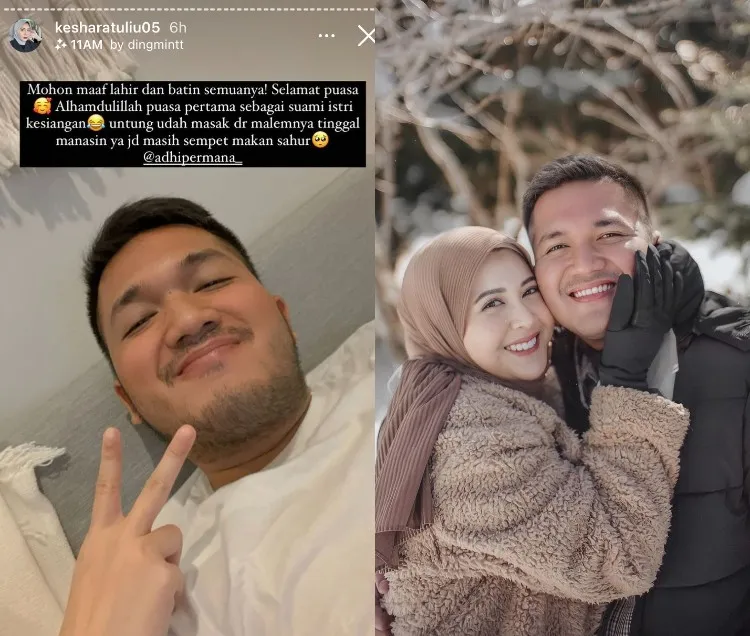 Momen 10 Pasangan Artis Perdana Jalani Ramadan Bersama. Bahagianya Pasti Beda! 11