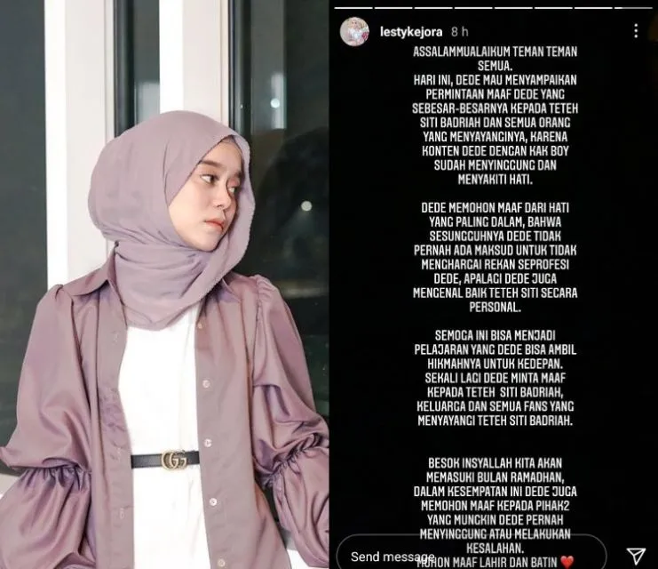 Susul Permintaan Maaf Boy William pada Sibad, Lesty Kejora: Maaf Sudah Menyinggung dan Menyakiti 3