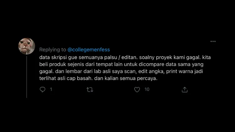 11 Pengakuan Dosa Mahasiswa yang Bikin Geleng-Geleng Kepala. Kocak Bener Dunia Kuliah! 22