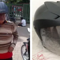 Alasan Kaum Bapak-Bapak Hobi Pakai Helm Bawaan dari Dealer. Bapakmu Gini Juga?