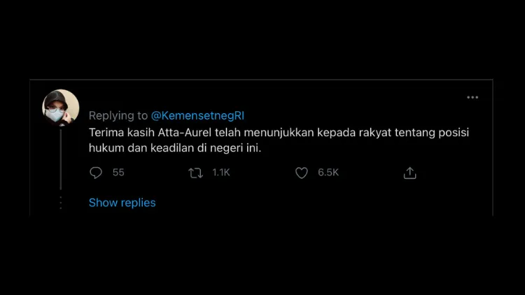 Unggah Momen Pernikahan Atta-Aurel, Akun Twitter Kementerian Sekretariat Negara Diserbu Warganet 21