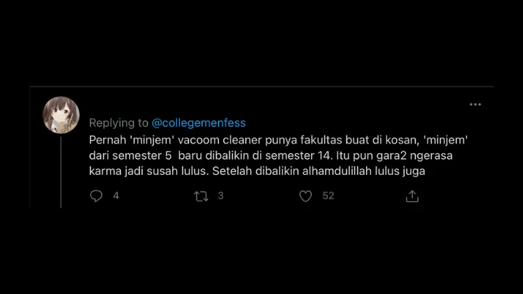 11 Pengakuan Dosa Mahasiswa yang Bikin Geleng-Geleng Kepala. Kocak Bener Dunia Kuliah! 20