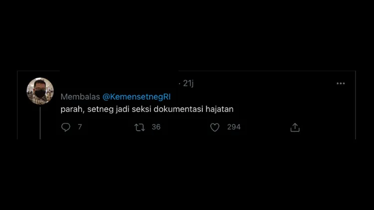 Unggah Momen Pernikahan Atta-Aurel, Akun Twitter Kementerian Sekretariat Negara Diserbu Warganet 13
