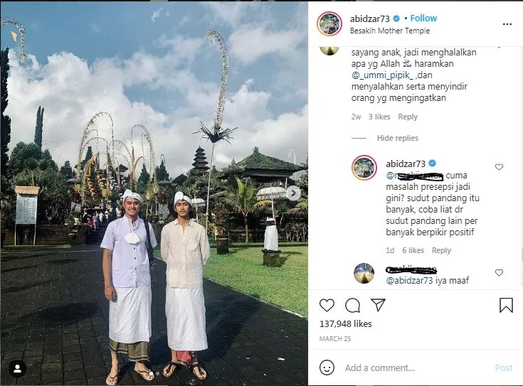 Terjun ke Dunia Hiburan, Abidzar Dikritik Warganet Soal Keimanan. Ummi Pipik Bela sang Anak 2