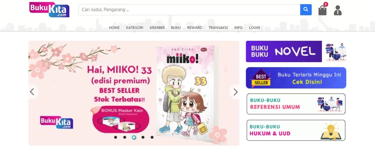 9+ Toko Buku Online Terpercaya, Beragam Jenis & Murah 14