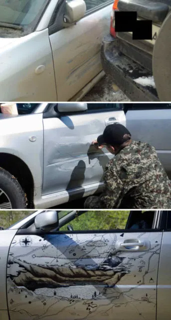 11 Cara Kocak Atasi Penyok pada Mobil. Asal Kreatif, Nggak Perlu Rogoh Kocek Lebih deh~ 22