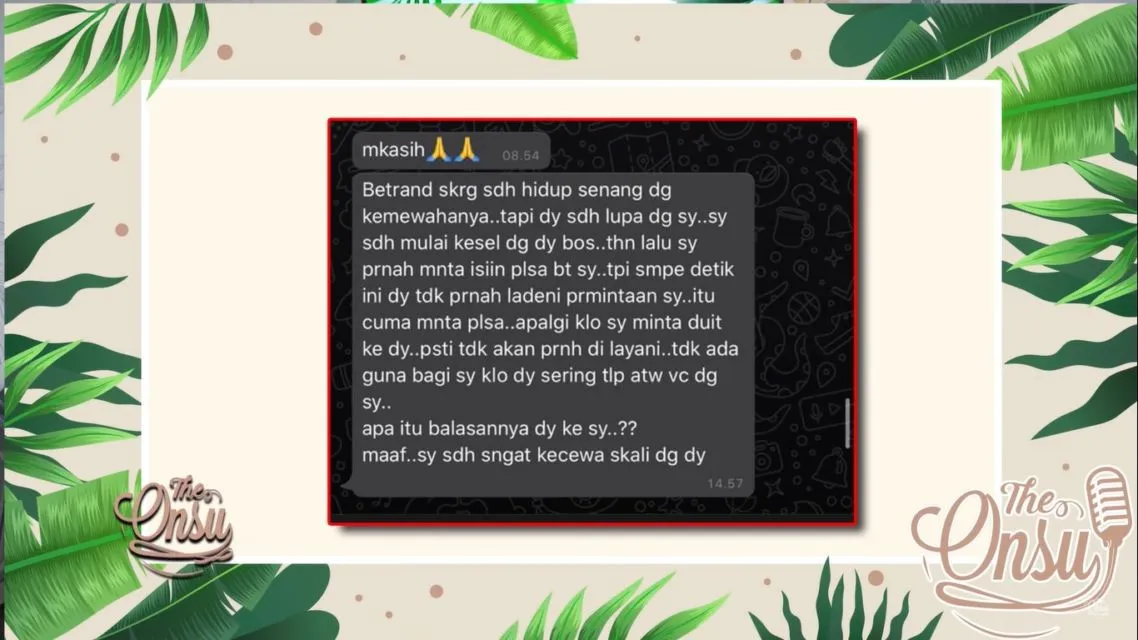 Bertemu Ibu Kandung Betrand Peto, Ruben Onsu Ungkap Kekesalan: Setiap Telepon Ada Ujungnya 2