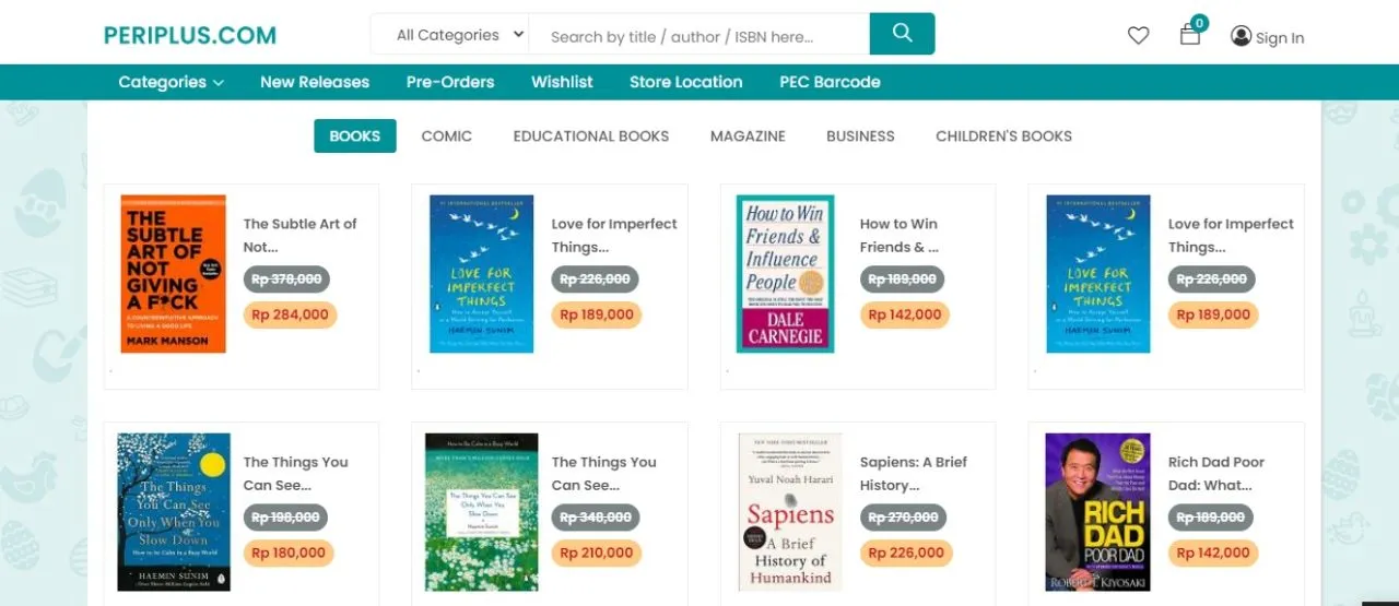 9+ Toko Buku Online Terpercaya, Beragam Jenis & Murah 17