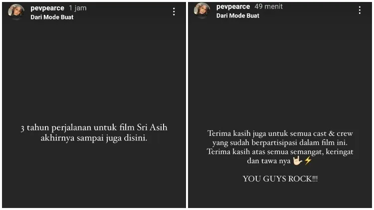 Pevita Pearce Senang Syuting