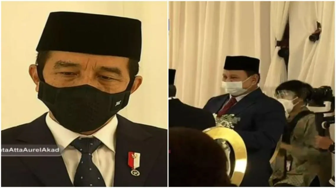 Selamat! Atta dan Aurel Resmi Naik Pelaminan. Presiden Jokowi dan Prabowo Menjadi Saksi Pernikahan 4