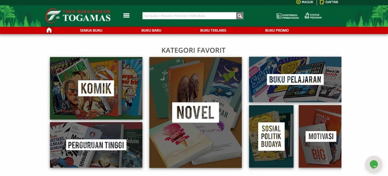 9+ Toko Buku Online Terpercaya, Beragam Jenis & Murah 16