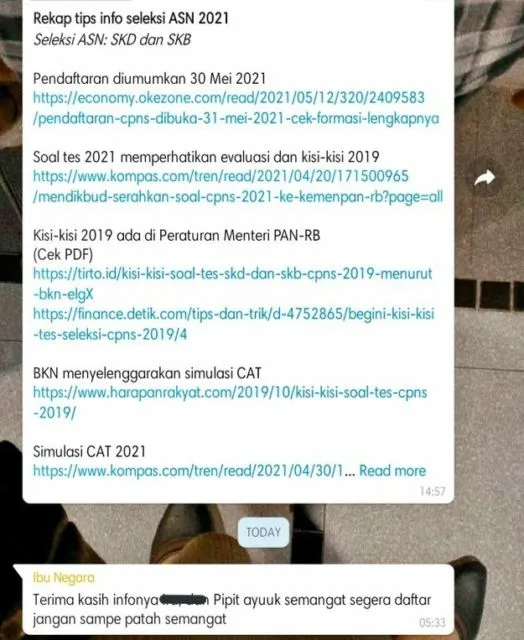 10 Balasan Chat Para Anak yang Nggak Mau Ikut Tes CPNS tapi Terus Dikodein sama Orangtua 20