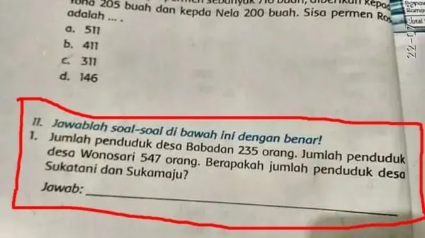 13 Soal Ujian ini Bikin Anak Sekolah Zaman Sekarang Wajib Bisa Mengontrol Emosi. Sabaaaarrr~ 21