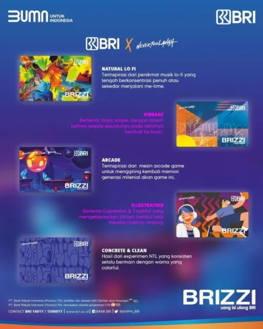 Kolaborasi BRI x Never Too Lavish Hadirkan Kartu Brizzi dan ATM Bercorak Grafiti Khas Anak Muda 3