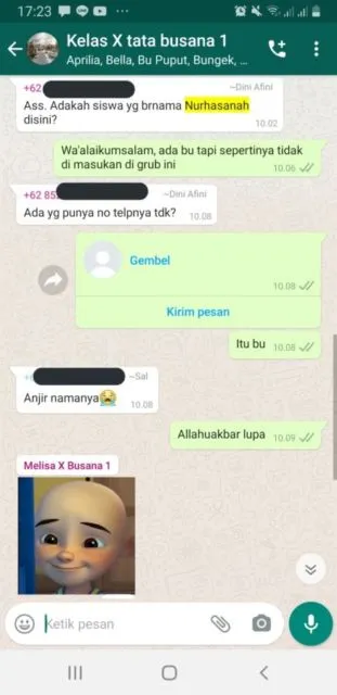 Sebelum Balas Chat dari Guru, Pastikan Matamu Benar-Benar Melek. Daripada Jadinya Nanti Ngaco Gini~ 12