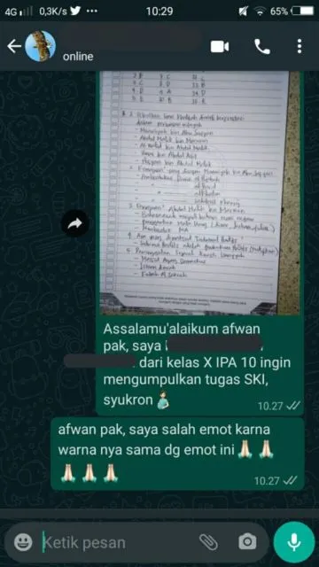 Sebelum Balas Chat dari Guru, Pastikan Matamu Benar-Benar Melek. Daripada Jadinya Nanti Ngaco Gini~ 13