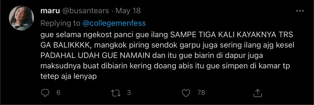 Jadi Anak Kos Memang Nano-Nano Rasanya. Pengalaman Warganet Ini Bakal Bikin Geleng-Geleng Kepala 19