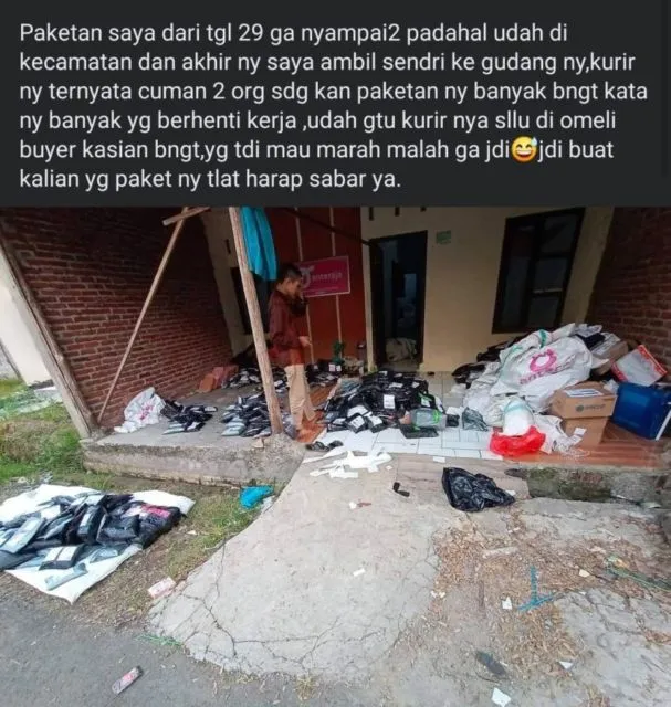 Beragam Simpati dan Dukungan Warganet untuk Kurir Ekspedisi Menjelang Lebaran. Respek Banget! 12