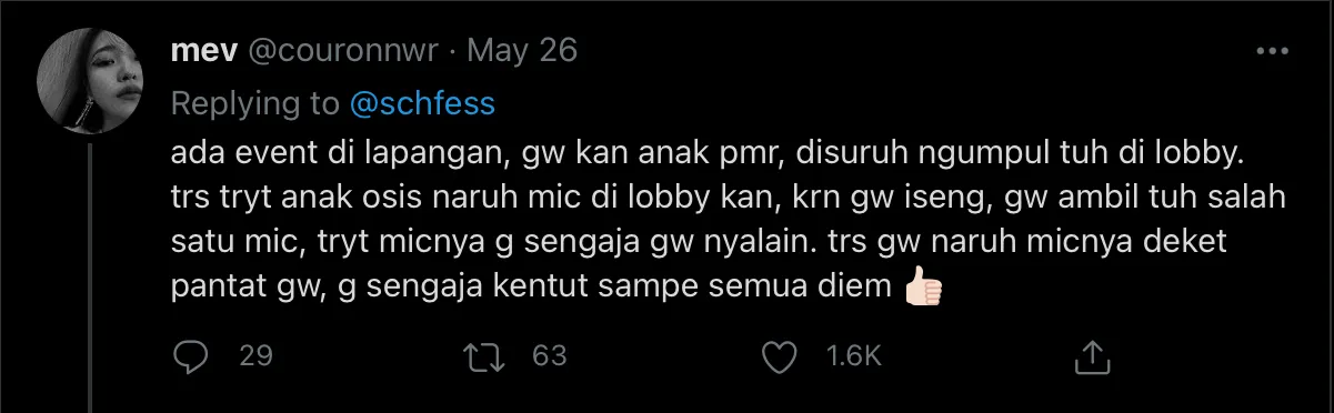 Ditanya tentang Hal yang Bikin Terkenal Semasa Sekolah, Begini Pengakuan Kocak Warganet 18