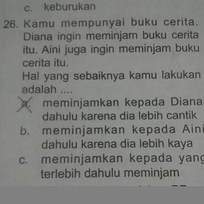 13 Soal Ujian ini Bikin Anak Sekolah Zaman Sekarang Wajib Bisa Mengontrol Emosi. Sabaaaarrr~ 26