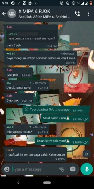 Sebelum Balas Chat dari Guru, Pastikan Matamu Benar-Benar Melek. Daripada Jadinya Nanti Ngaco Gini~ 17