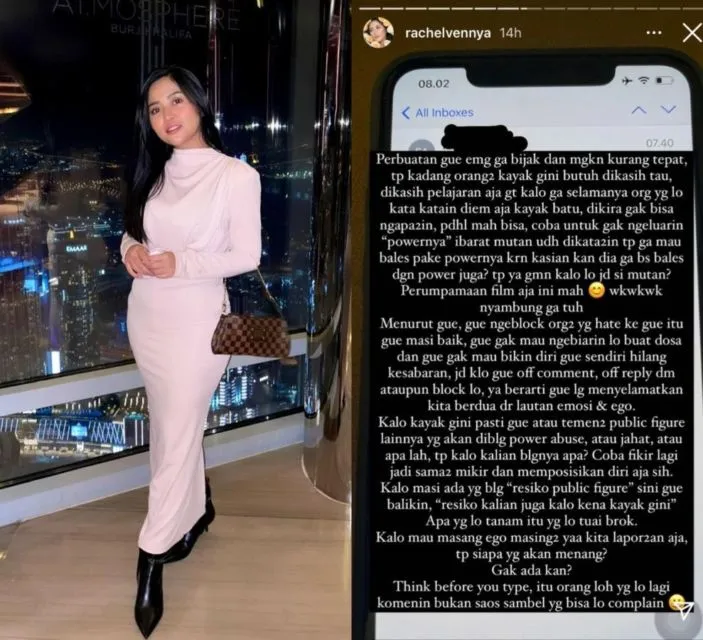 Gelar Sayembara Berhadiah Rp15 juta untuk Cari Penghujat, Rachel Vennya Disinggung Isu Doxing 4