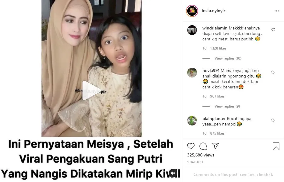 Anak Membela Diri Setelah Dibilang Mirip Kiwil, Meggy Dianggap Gagal Ajarkan Soal Self-Love 2