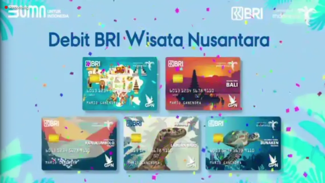 Kartu Debit BRI Wisata Nusantara Hasil Kolaborasi dengan Kemenparekraf Diluncurkan Khusus untuk Pelajar 5