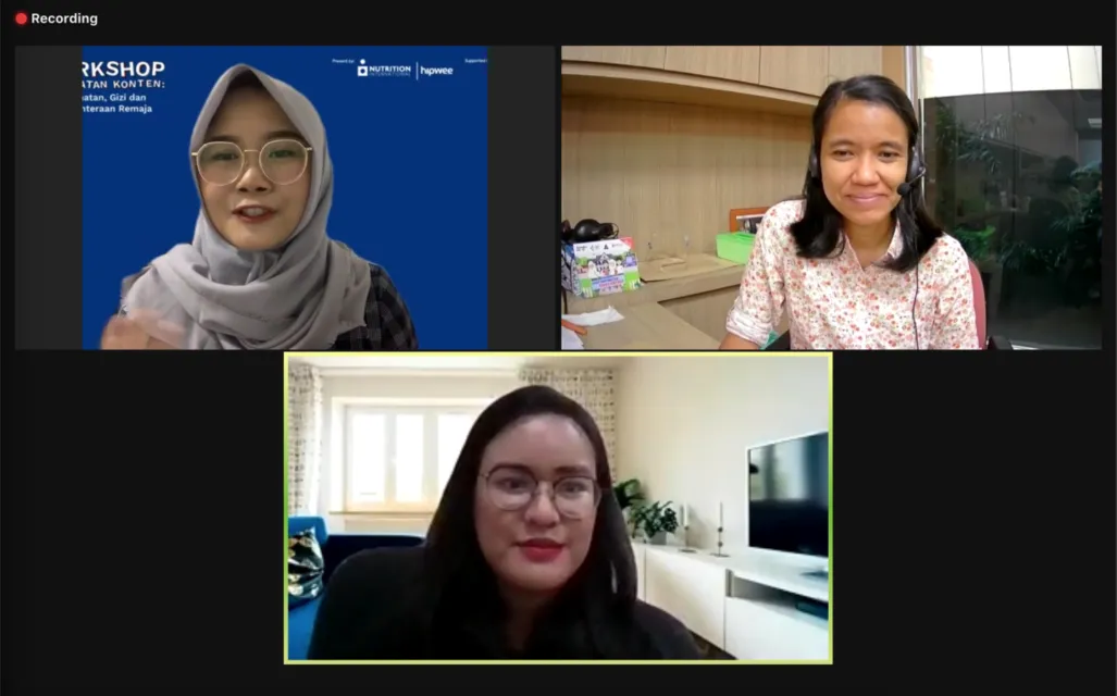 Nutrition International Bersama Hipwee Gelar Workshop Pembuatan Konten Bertemakan