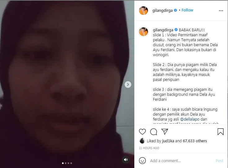 Perkarakan Warganet yang Hina Keluarganya, Gilang Dirga Buru Pelaku yang Pakai Identitas Palsu 4