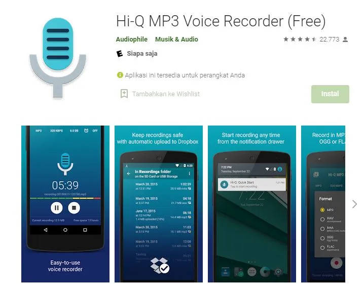 7 Aplikasi Perekam Suara Terbaik. Cocok untuk Podcast atau Vlogging 13 aplikasi perekam suara untuk youtuber