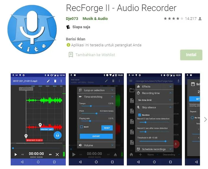 7 Aplikasi Perekam Suara Terbaik. Cocok untuk Podcast atau Vlogging 10 aplikasi perekam suara untuk cover lagu