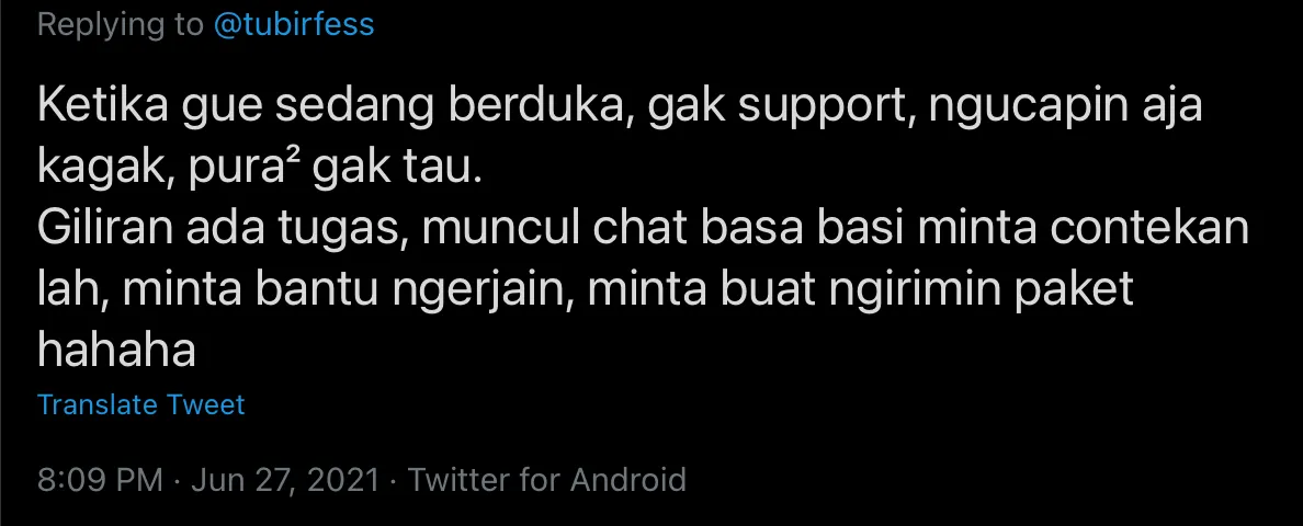 Curhatan Warganet ini Buktikan Jika Nggak Semua Orang Bisa Jadi Teman 13