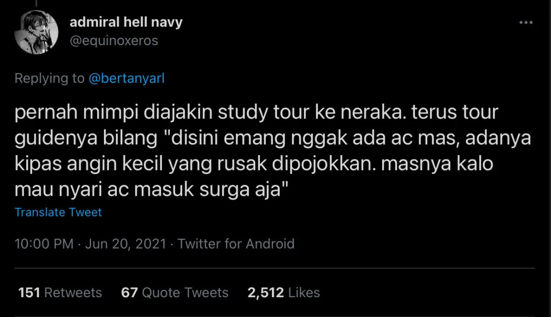 11 Mimpi Absurd yang Pernah Dialami Warganet. Bunga Tidur Macam Apa ini? 22