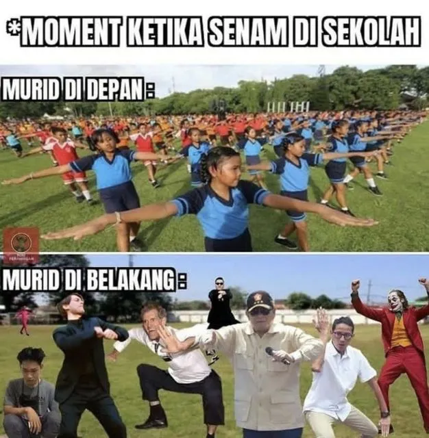 Jenis Bocah di Momen Senam Zaman SD. Kamu Termasuk yang Mana? 7