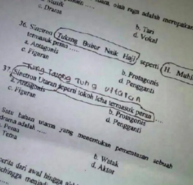 Mungkin ini Penyebab Anak Sekolah Zaman Sekarang Makin Pusing. Soal Ujiannya Aja Begini~ 17