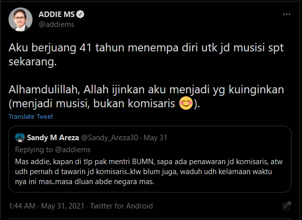 Dituding Iri karena Abdee Slank Jadi Komisaris Telkom, Begini Jawaban Addie MS 3