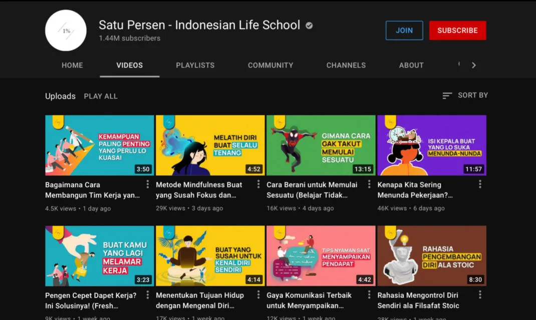 11 YouTube Channel Terbaik yang Bermanfaat 16