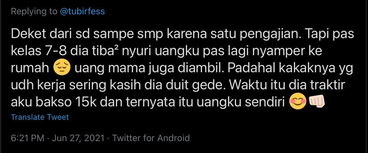 Curhatan Warganet ini Buktikan Jika Nggak Semua Orang Bisa Jadi Teman 20