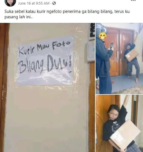 11 Pemberitahuan Absurd dari Pelanggan untuk Kurir Paket di Depan Rumah. Sabar, ya, Bang! 15