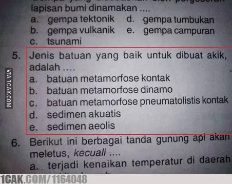 Mungkin ini Penyebab Anak Sekolah Zaman Sekarang Makin Pusing. Soal Ujiannya Aja Begini~ 13