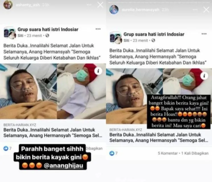 Sang Ayah Diberitakan Meninggal Dunia, Aurel Hermansyah Murka: Jahat Banget! Bakal Saya Cari! 2
