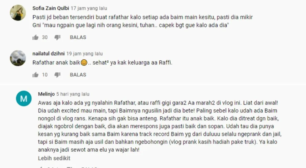 Bela Rafathar yang Dianggap Tak Sopan karena Marah-Marah, Mbak Lala Singgung Kesalahan Baim Wong 2