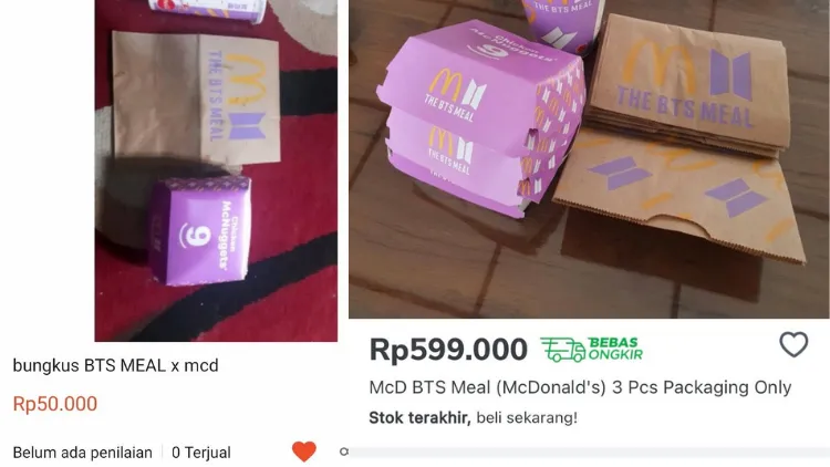 Bungkus McD x BTS Mulai Melejit di Pasaran Jadi Bukti Bahwa Dagang Apa pun Berbau Korea Pasti Laris~ 2